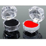 10pcs Acrylic Transparent Jewelry Box for Wedding Packaging