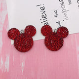 10pcs Sparkle Mouse Charms DIY Jewelry Accessory Pendant