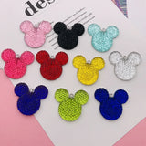 10pcs Sparkle Mouse Charms DIY Jewelry Accessory Pendant