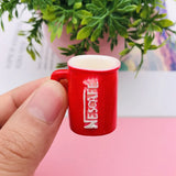 10pcs Resin Cup Charm for Keychain, Earring, Scrapbooking, DIY