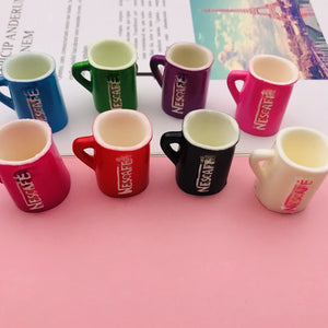 10pcs Resin Cup Charm for Keychain, Earring, Scrapbooking, DIY