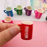 10pcs Resin Cup Charm for Keychain, Earring, Scrapbooking, DIY