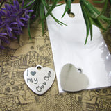 10pcs I Love My Chow Chow Stainless Steel Charms Pendant
