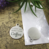 10pcs Stainless Steel Charms for Jewelry Making