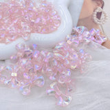10pcs Ice Permeable 3D Fine Sparkling Skirt Knot Bow Beads ZZ118