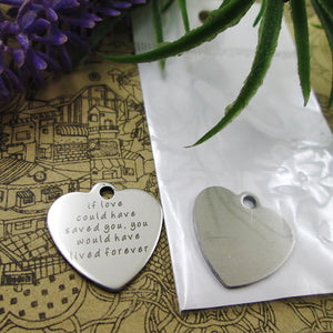 10pcs Stainless Steel Charms for Necklace Bracelets