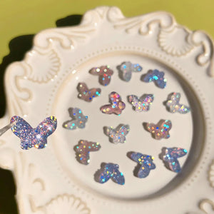10pcs Immortal Bling Butterfly Ore Magic Patch DIY Hair Accessories