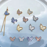 10pcs Immortal Bling Butterfly Ore Magic Patch DIY Hair Accessories