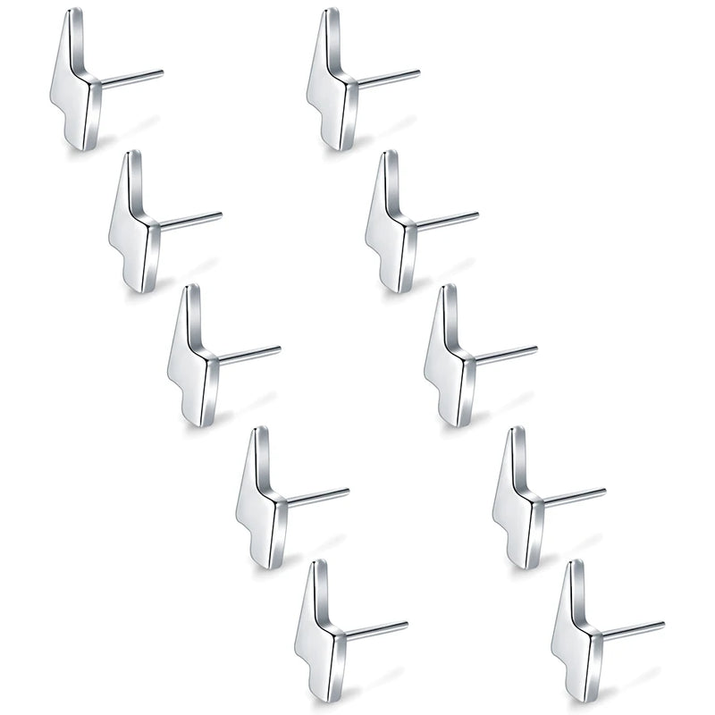 10pcs Titanium Nose Labret Stud Body Jewelry