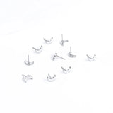 10pcs Titanium Nose Labret Stud Body Jewelry