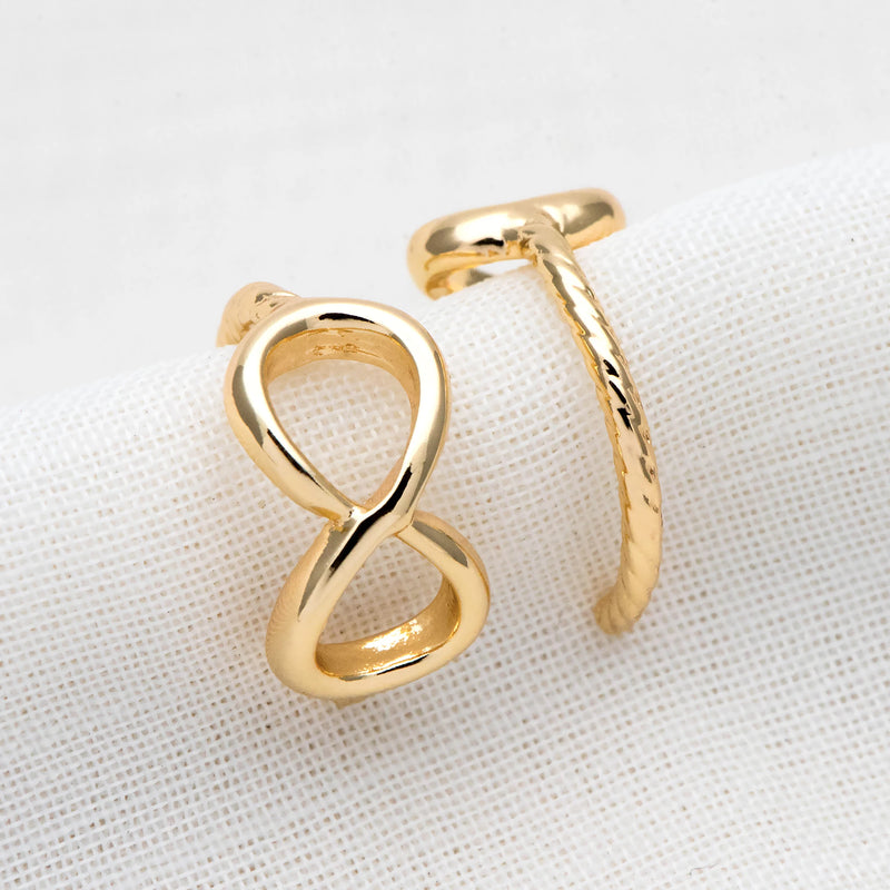 10pcs Infinity Ear Cuff, Cartilage, Dainty Earcuff Earring