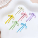 10pcs Spray Painted Bow Pendant DIY Jewelry Charms