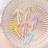 10pcs Spray Painted Bow Pendant DIY Jewelry Charms