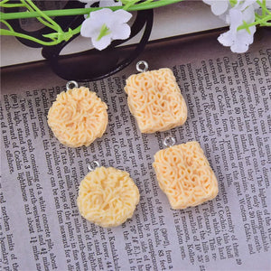 10pcs Noodle Resin Charms for Jewelry Making DIY