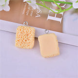 10pcs Noodle Resin Charms for Jewelry Making DIY