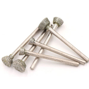 10pcs Diamond Grinding Heads for Jewelry Polishing