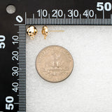 10pcs Irregular Earring Posts 18K Plated Brass Stud Earring Components GB-3339