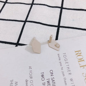 10pcs Irregular Earring Settinngs Colorful Earrings Base Hook for DIY