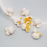 10pcs Popcorn Bracelet Beaded Findings Dollhouse Decor Earring Pendant