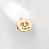 10pcs Jack O Lantern Ear Posts 8x10mm Halloween Stud Earrings