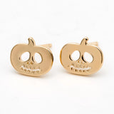 10pcs Jack O Lantern Ear Posts 8x10mm Halloween Stud Earrings