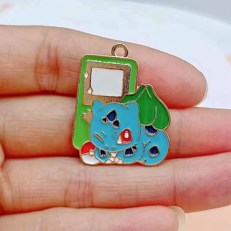 Japanese Style Enamel Game Console Charms Pendant DIY Necklace Earrings Keychain