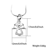 10pcs Religious Pendant Set, DIY Bracelet Necklace, Jesus Angel Charms