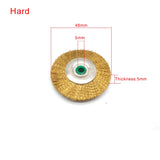 10pcs Jewelry Polishing Wheel Brass Steel Wire Wheel Brush Metal Rust Removal