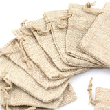 10pcs Jute Bags Gift Drawstring Pouch Packaging Bags For Gift Linen Bags