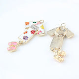 10pcs Kimono Enamel Charms Japanese Clothing Pendants DIY Jewelry Making
