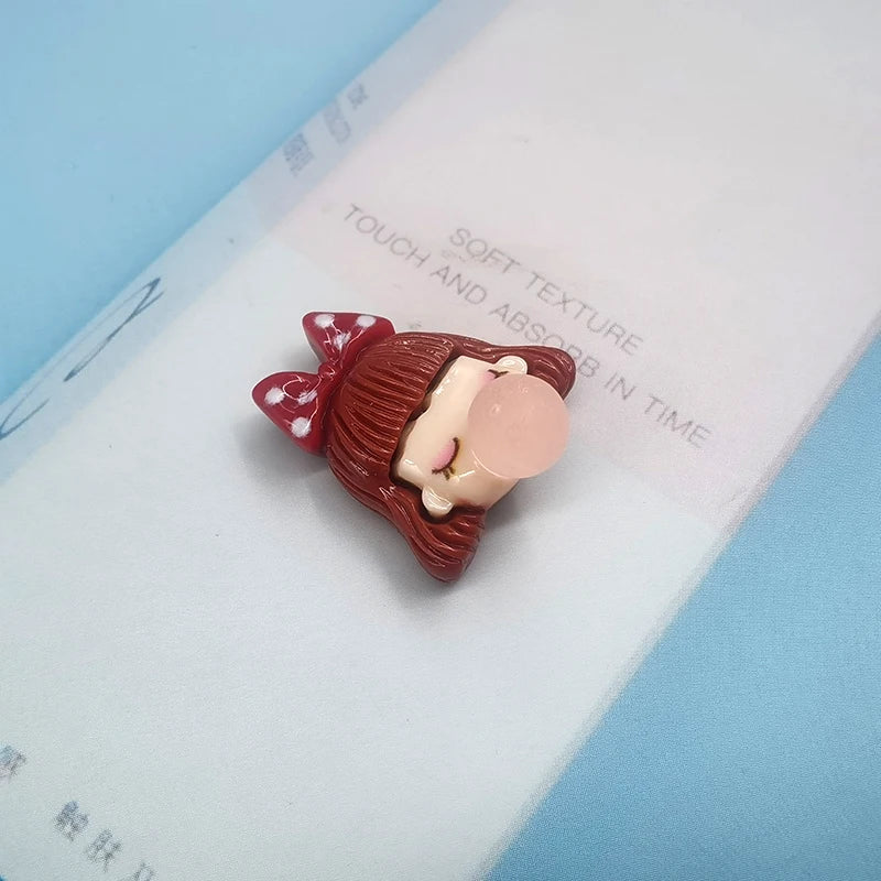 10pcs Korea Blowing Bubbles Resin Charms Earring DIY Jewelry Making