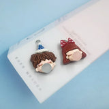 10pcs Korea Blowing Bubbles Resin Charms Earring DIY Jewelry Making