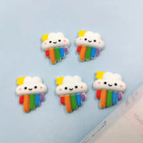 10pcs Korea Rainbow Star Cloud Charms For Jewlery Making