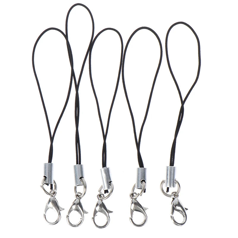 10pcs Lanyard Keychains Hooks Charms Keyring USB flash drive strap string