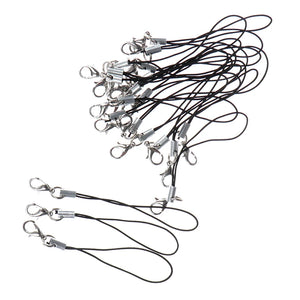 10pcs Lanyard Keychains Hooks Charms Keyring USB flash drive strap string