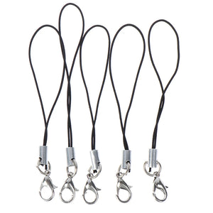 10pcs Lanyard Cords Lobster Clasp Rope Keychains Hooks Mobile Phone Strap