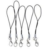 10pcs Lanyard Cords Lobster Clasp Rope Keychains Hooks Mobile Phone Strap