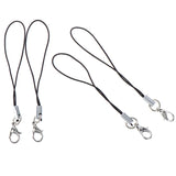 10pcs Lanyard Cords Lobster Clasp Rope Keychains Hooks Mobile Phone Strap