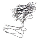 10pcs Lanyard Cords Lobster Clasp Rope Keychains Hooks Mobile Phone Strap