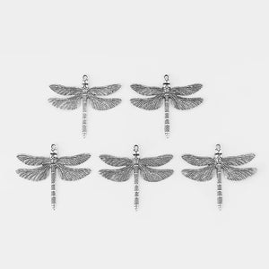 10pcs Large Dragonfly Charms Pendants Jewelry Necklace Making Findings