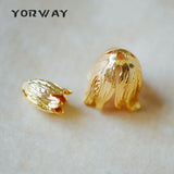 10pcs Large Flower Bead Caps 16/ 22mm, Tulip Floral Tassel Caps