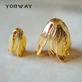 10pcs Large Flower Bead Caps 16/ 22mm, Tulip Floral Tassel Caps