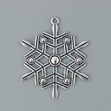 10 Large Snowflake Charms Pendant DIY Jewellery Finding 58x54.5mm