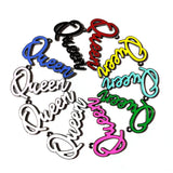 10pcs Letter Charms Queen for Jewelry Making