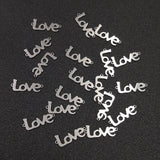 10pcs LOVE Stainless Steel Pendant DIY Jewelry Findings