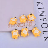 10pcs Little Duck Resin Charms for DIY Jewelry 23*25mm