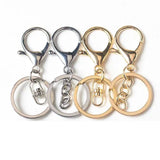 10pcs Lobster Clasps Swivel Trigger Snap Hooks Bag Keychain Waist Buckle