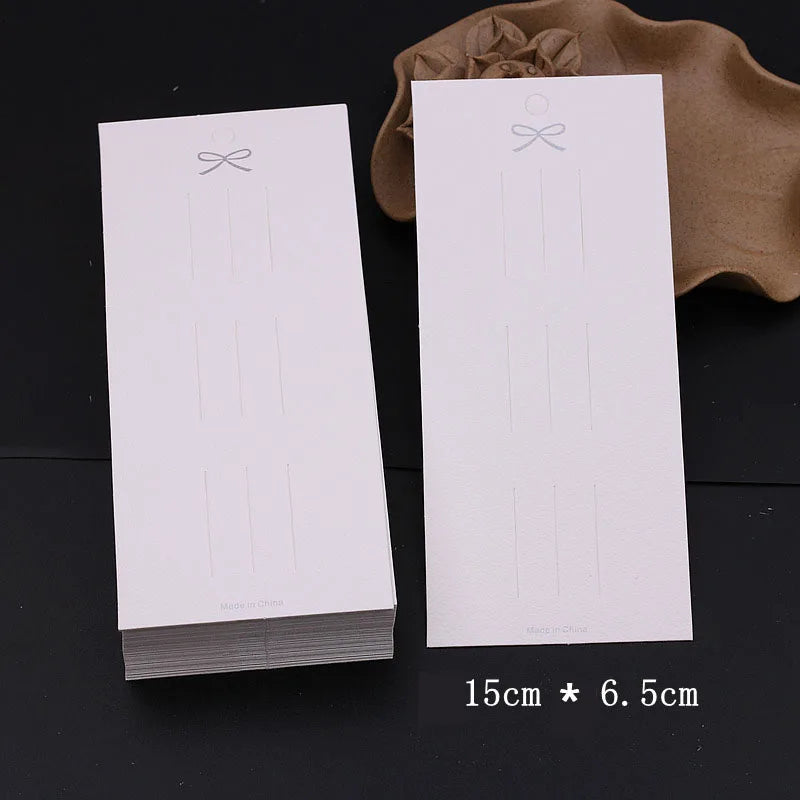 10pcs Cardboard Holder for Jewelry Display Hairwear Hairband Set