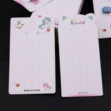 10pcs Cardboard Holder for Jewelry Display Hairwear Hairband Set