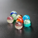 10pcs 10mm 12mm Lampwork Glass Beads Mix Colors for Jewelry Making